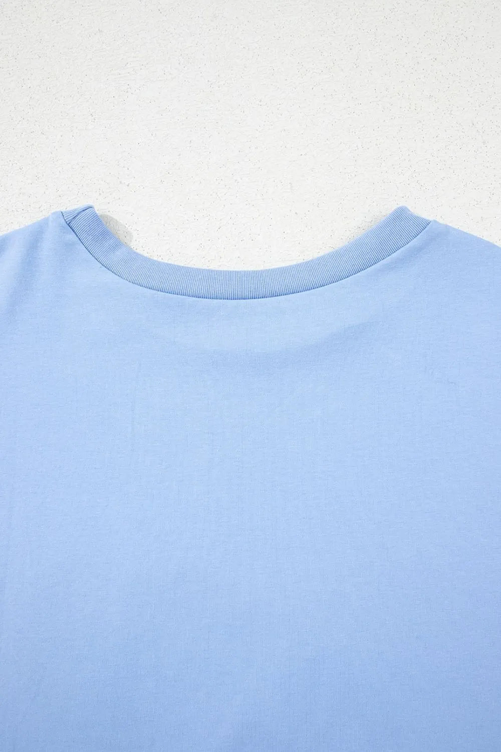 T-Shirt Oversized Top Everyday Casual Hi Low Hem Boho