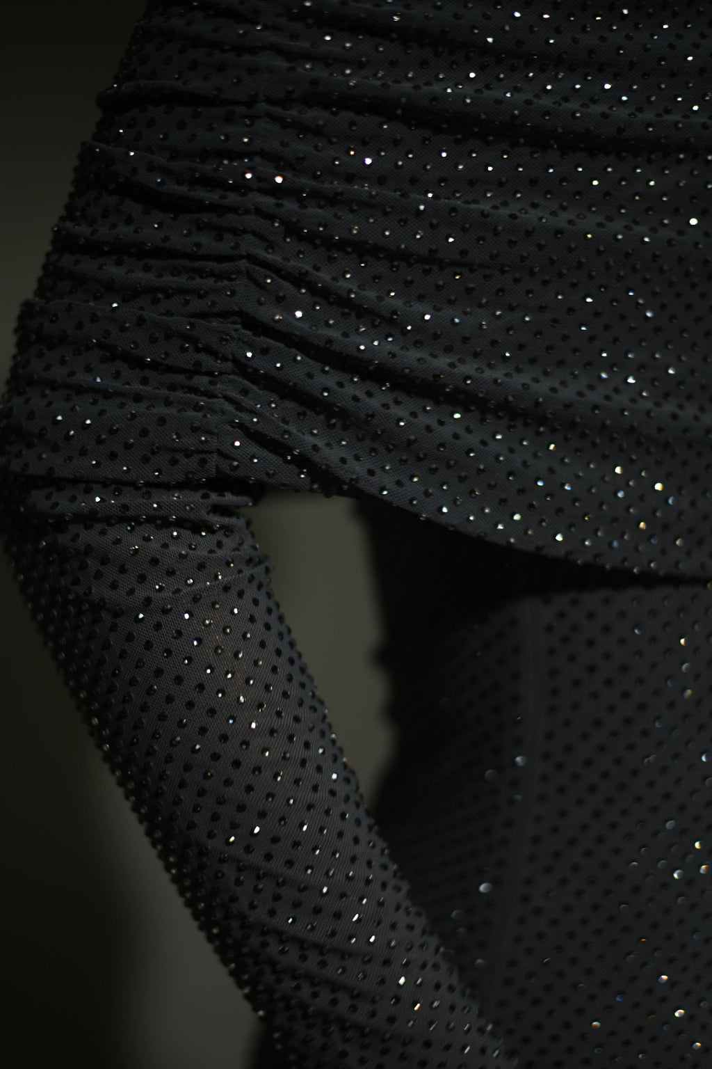 Glitter off-shoulder maxi dress for women