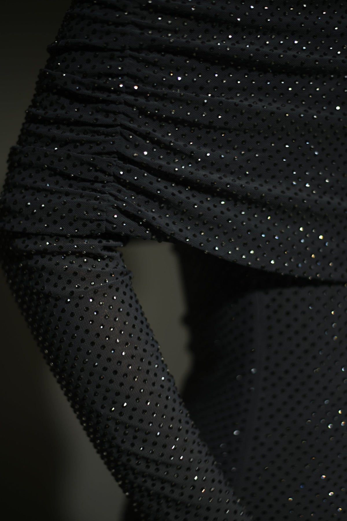 Glitter off-shoulder maxi dress for women