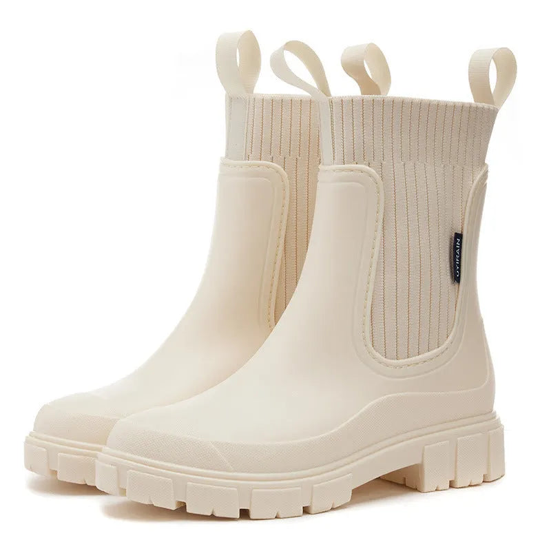 Waterproof Women's Rain Boots with Non-Slip Sole