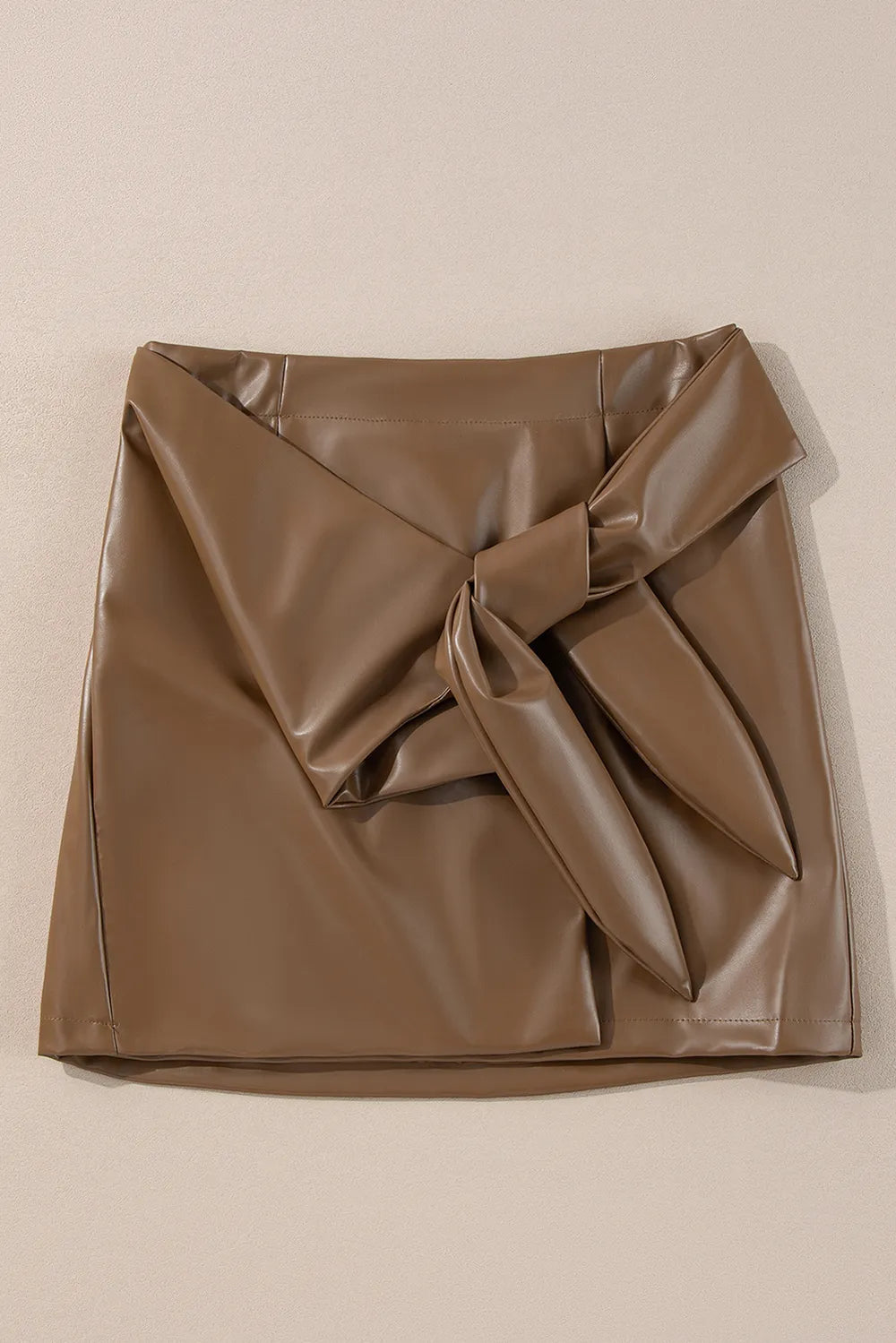 Mini Skirt Bowknot Elastic Waist Party Elegant Casual