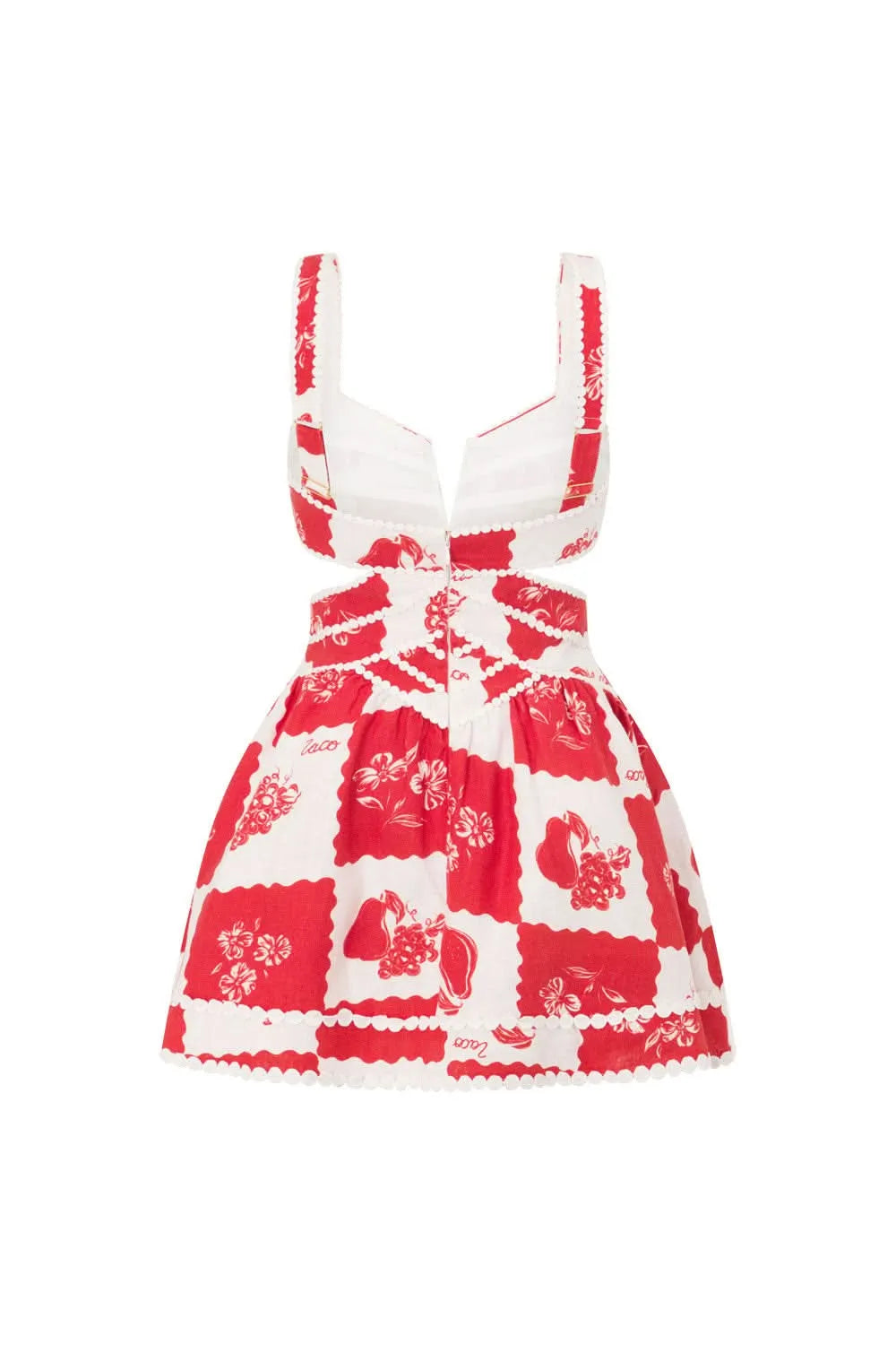 Carina Floral Cutout Mini Dress