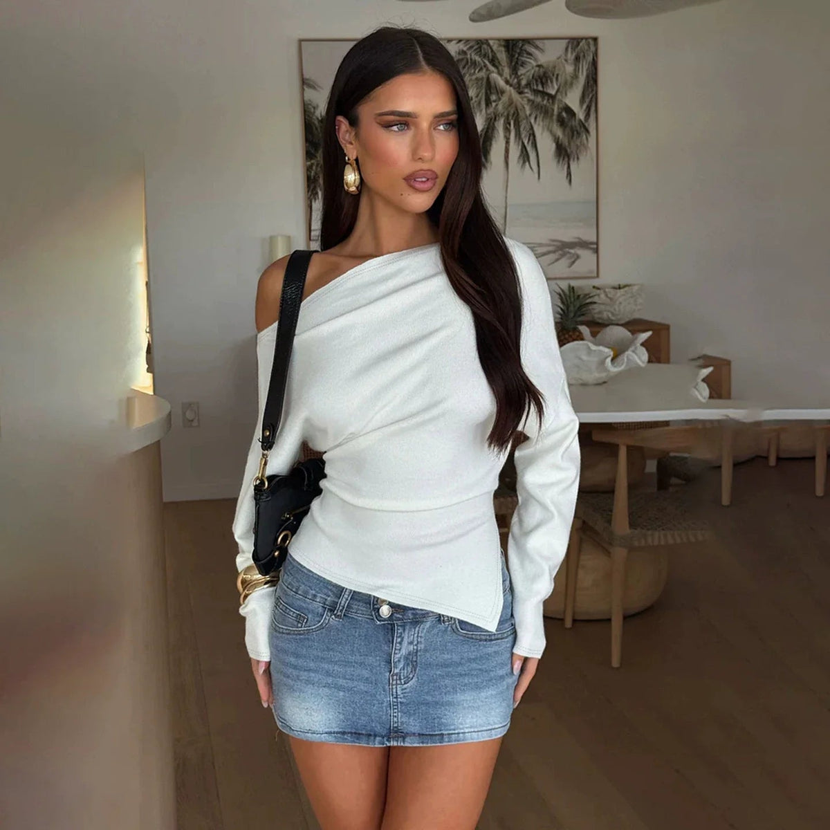 Demiyah Asymmetric One Shoulder Top