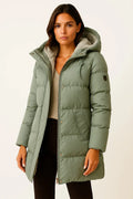 Nora Hooded Longline Puffer Jacket