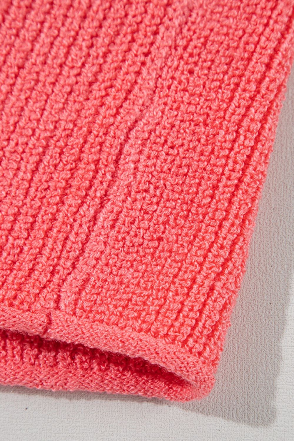 Sweater Cropped Knit Tie Front Casual Chic Holiday
