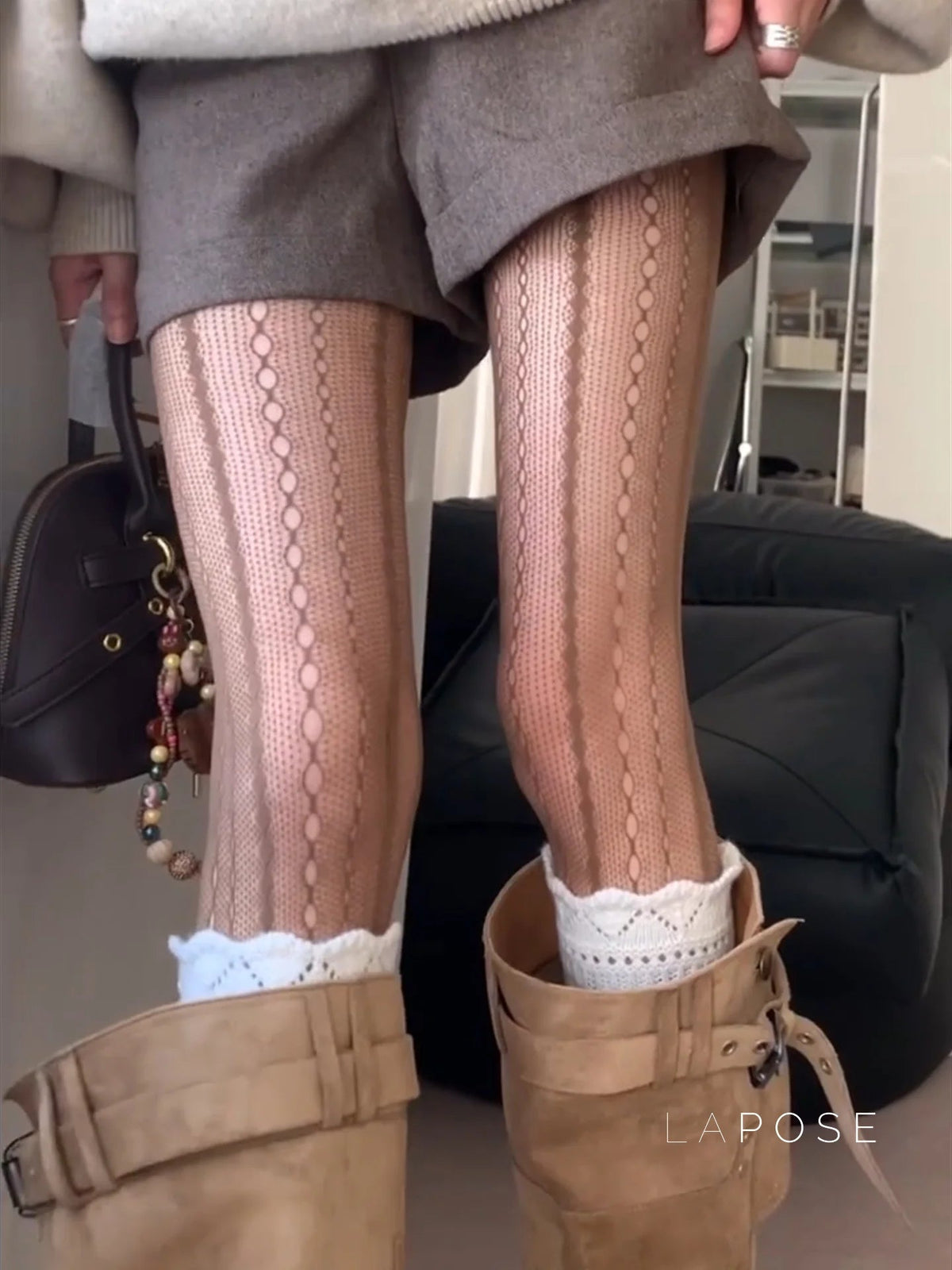 Nalia Vintage Hollow Stockings