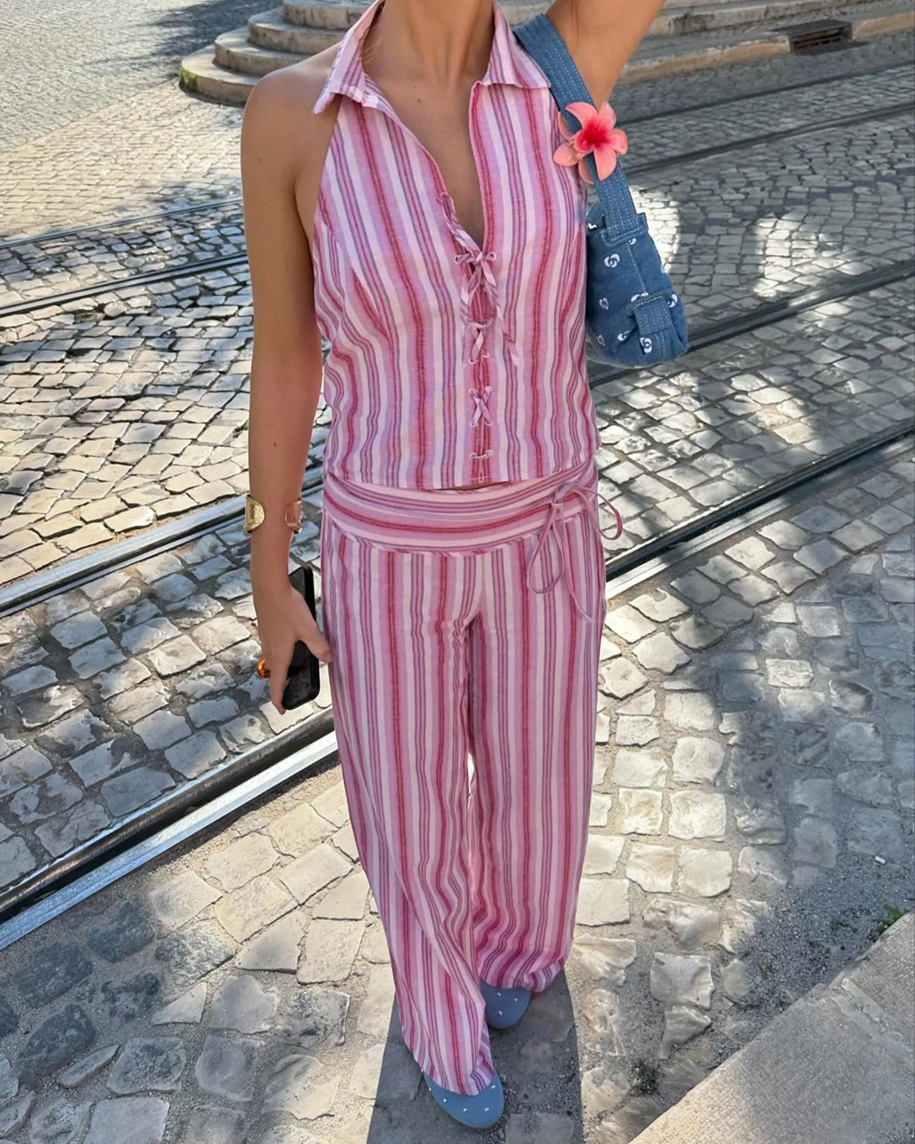Olivia Striped Set