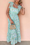 Maxi Dress Floral Lace Detail Chic Elegant Cocktail