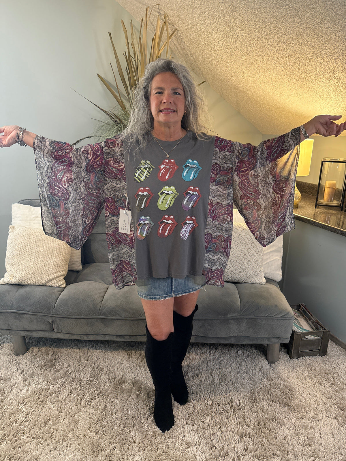 Roper Band Tee Rolling Stones