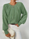 Cable-Knit Women's Sweater for Autumn