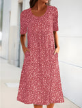 Everly - Floral Casual Summer MIdi Dress for Women