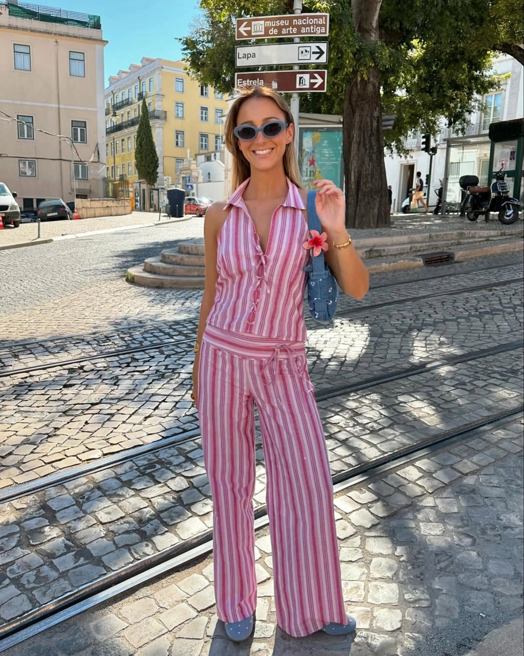 Olivia Striped Set