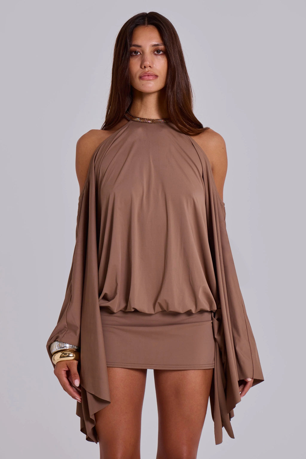 Bracha Embellished Butterfly Mini Dress