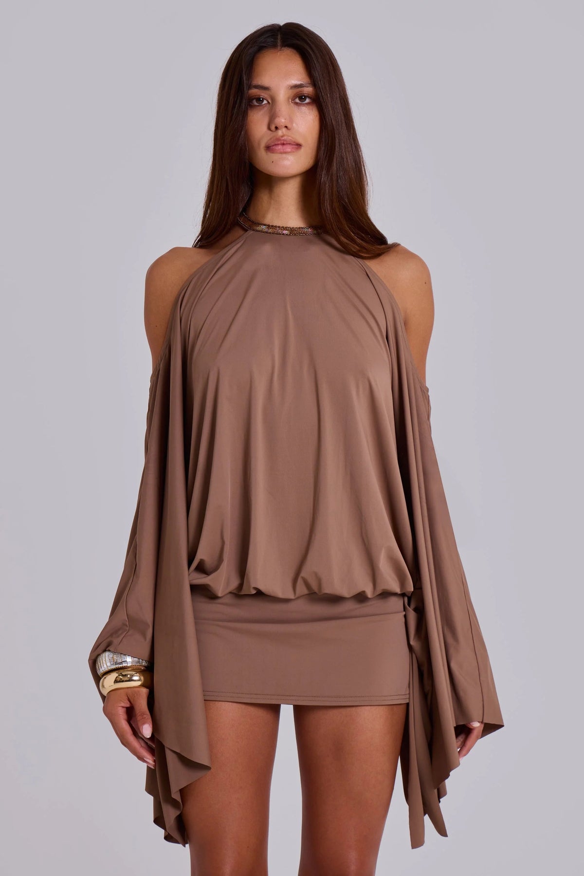 Bracha Embellished Butterfly Mini Dress