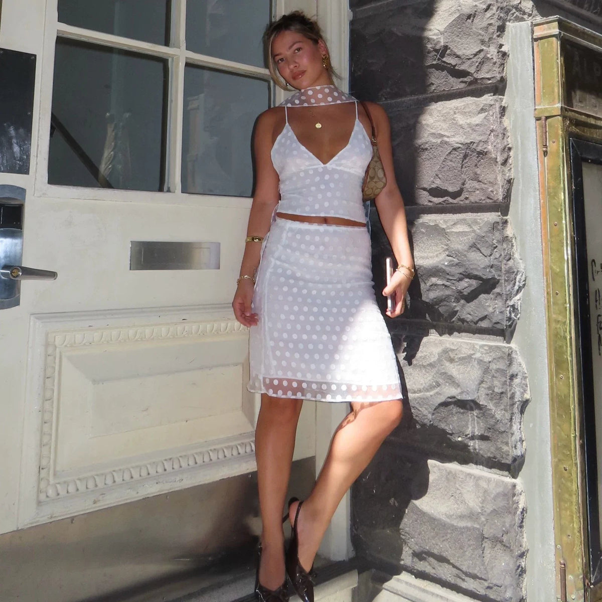 Lowen Polka Dot Midi Set