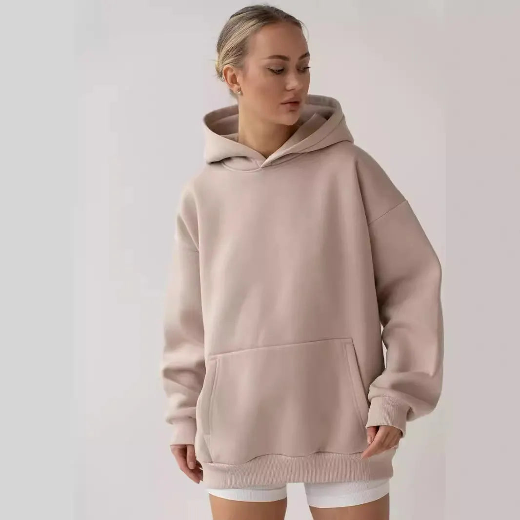Autumn Winter Women Casual Loose Long-Sleeved Hoodies
