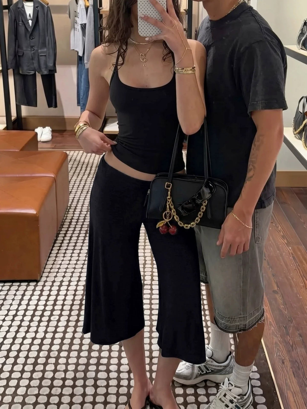 Ayvah Wide Leg Cropped Pants