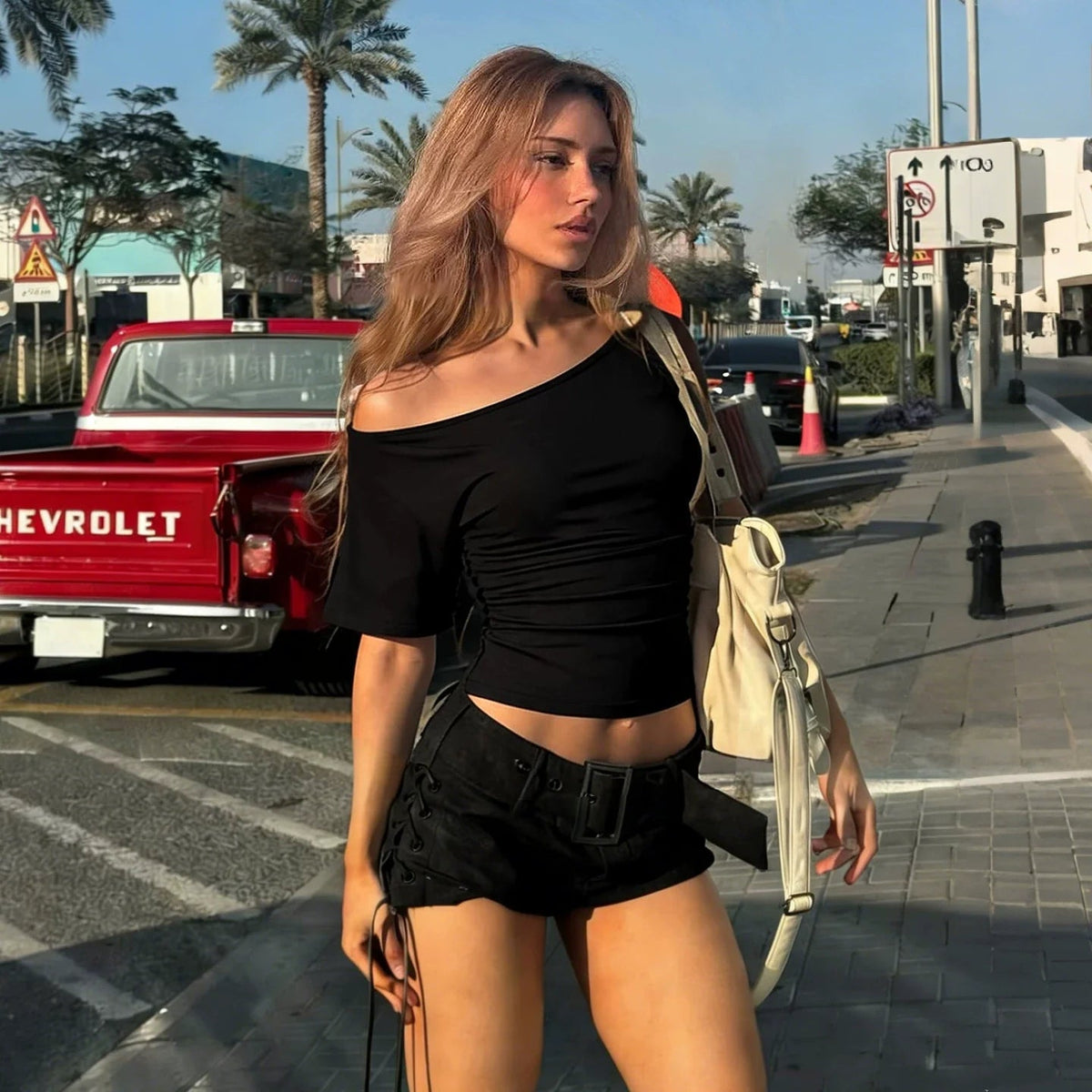 Mae Off Shoulder Ruched Top