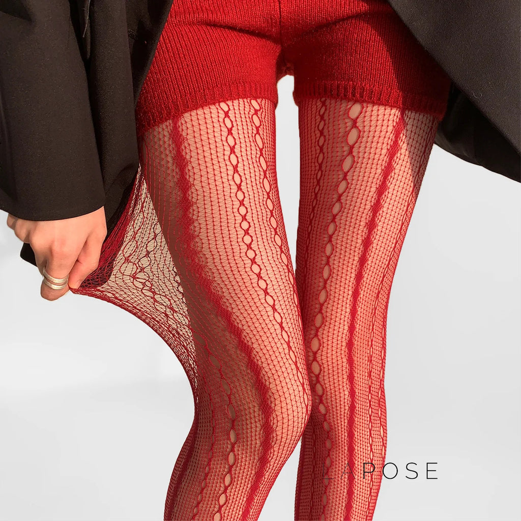 Nalia Vintage Hollow Stockings