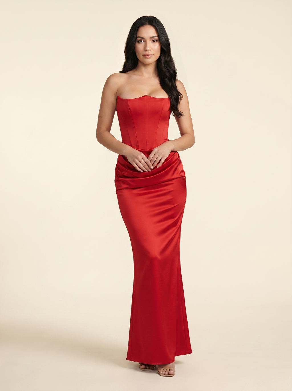 Adriana Corset Maxi Dress