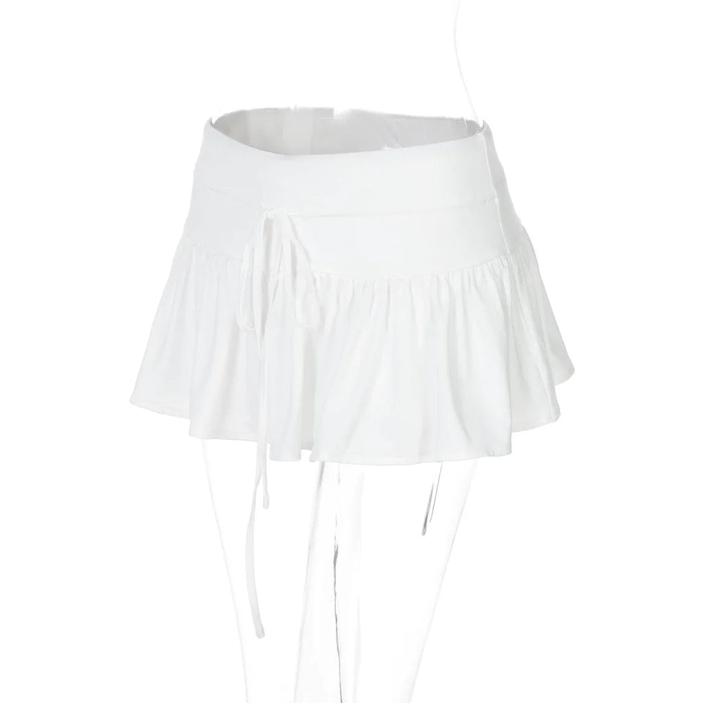 Jordynn Lace Trim Mini Skirt Set