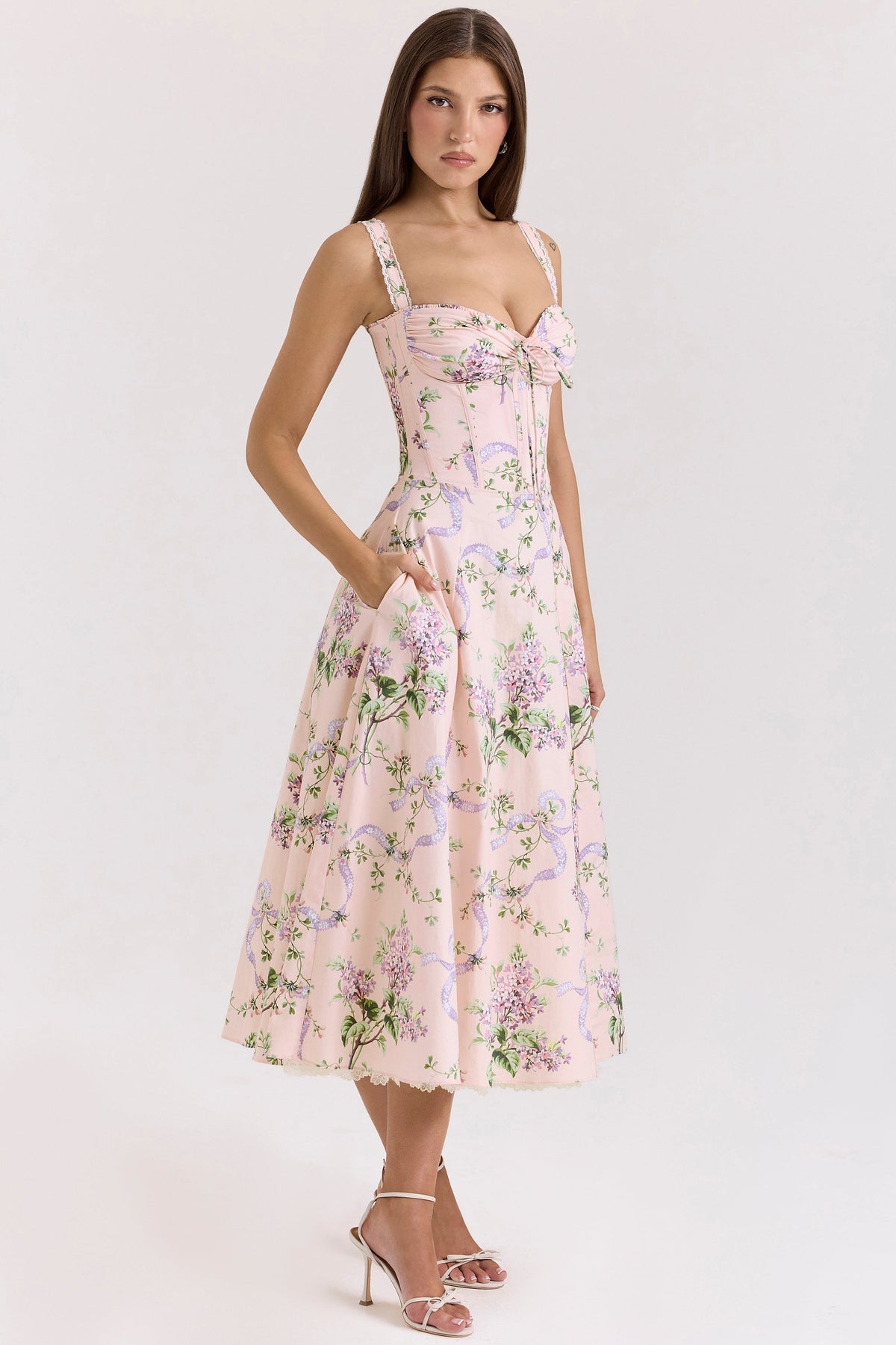 Seraphina Sweetheart Midi Dress