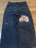 Vintage 2000's Embroidery Hip Hop Street Boyfriend Jeans
