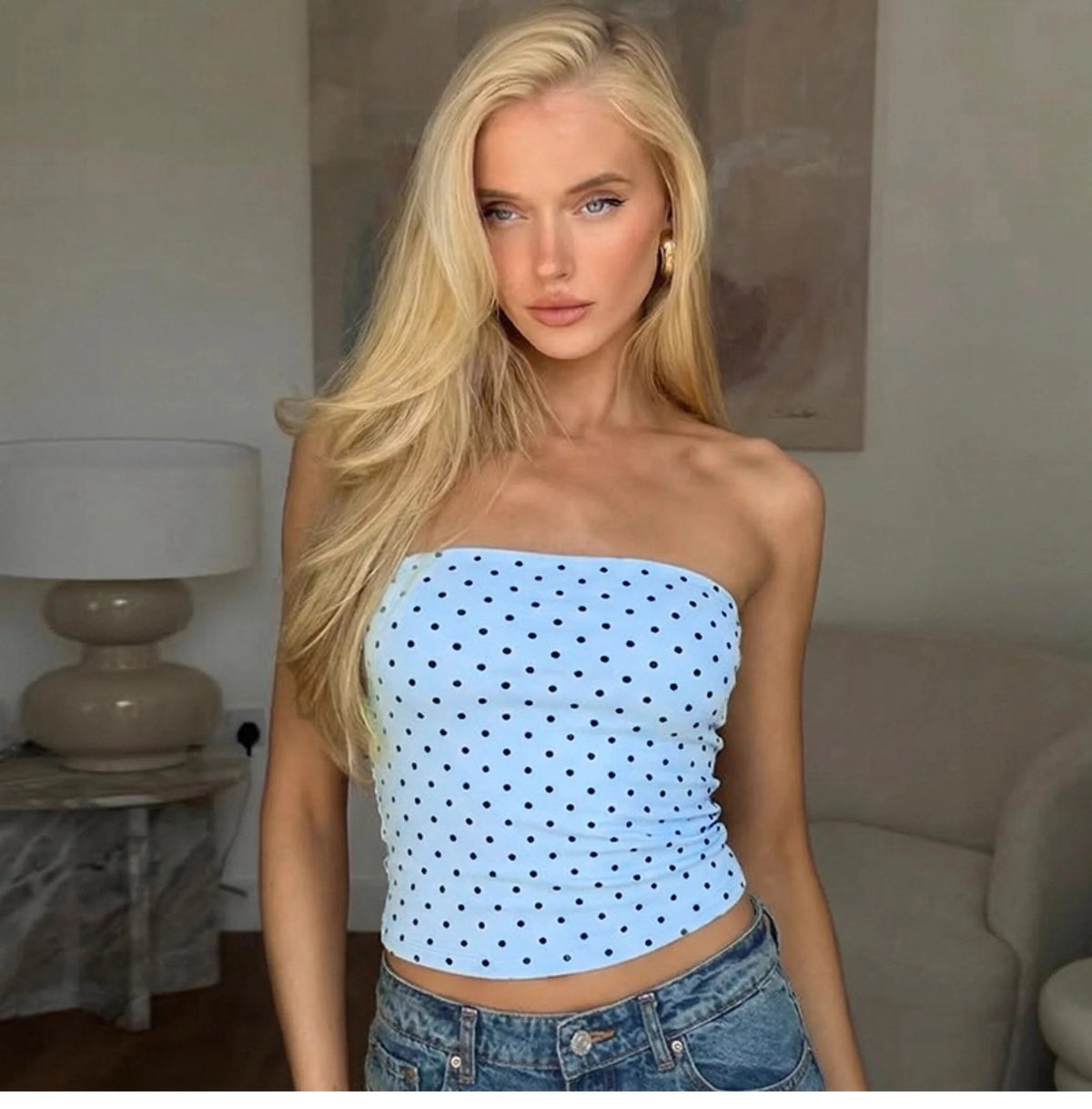 Polka Dot Tube Top