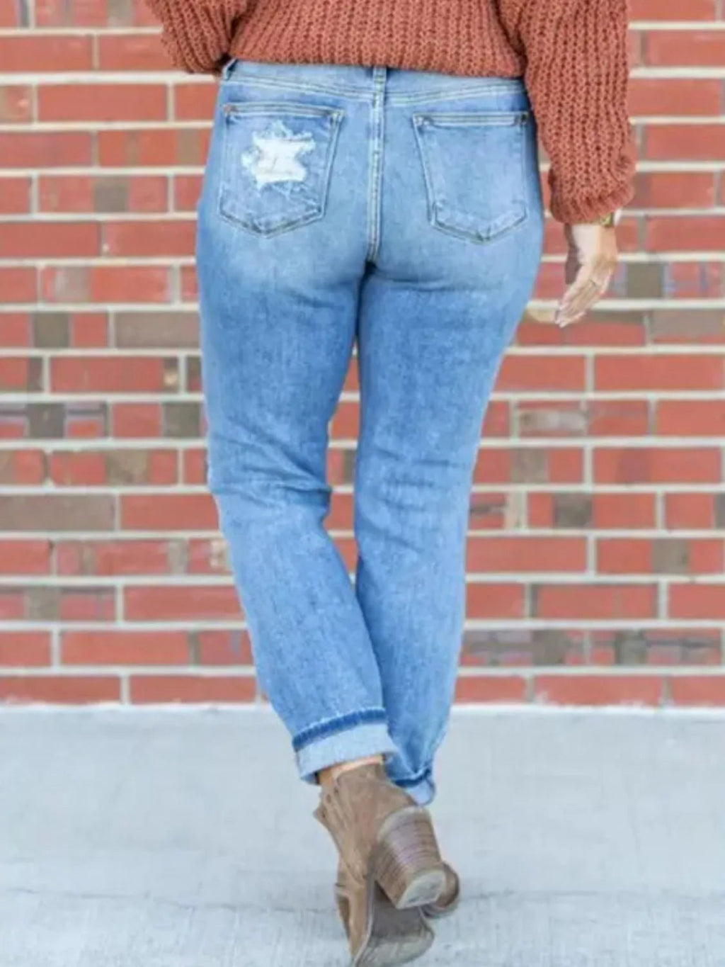 Edgy Distressed Skinny Jeans