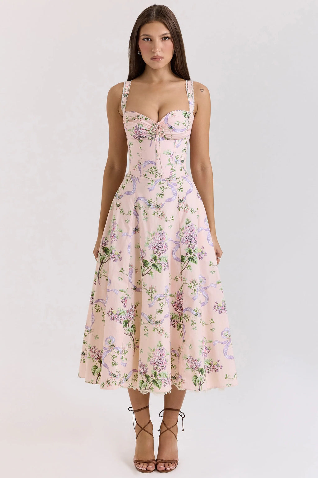Seraphina Sweetheart Midi Dress
