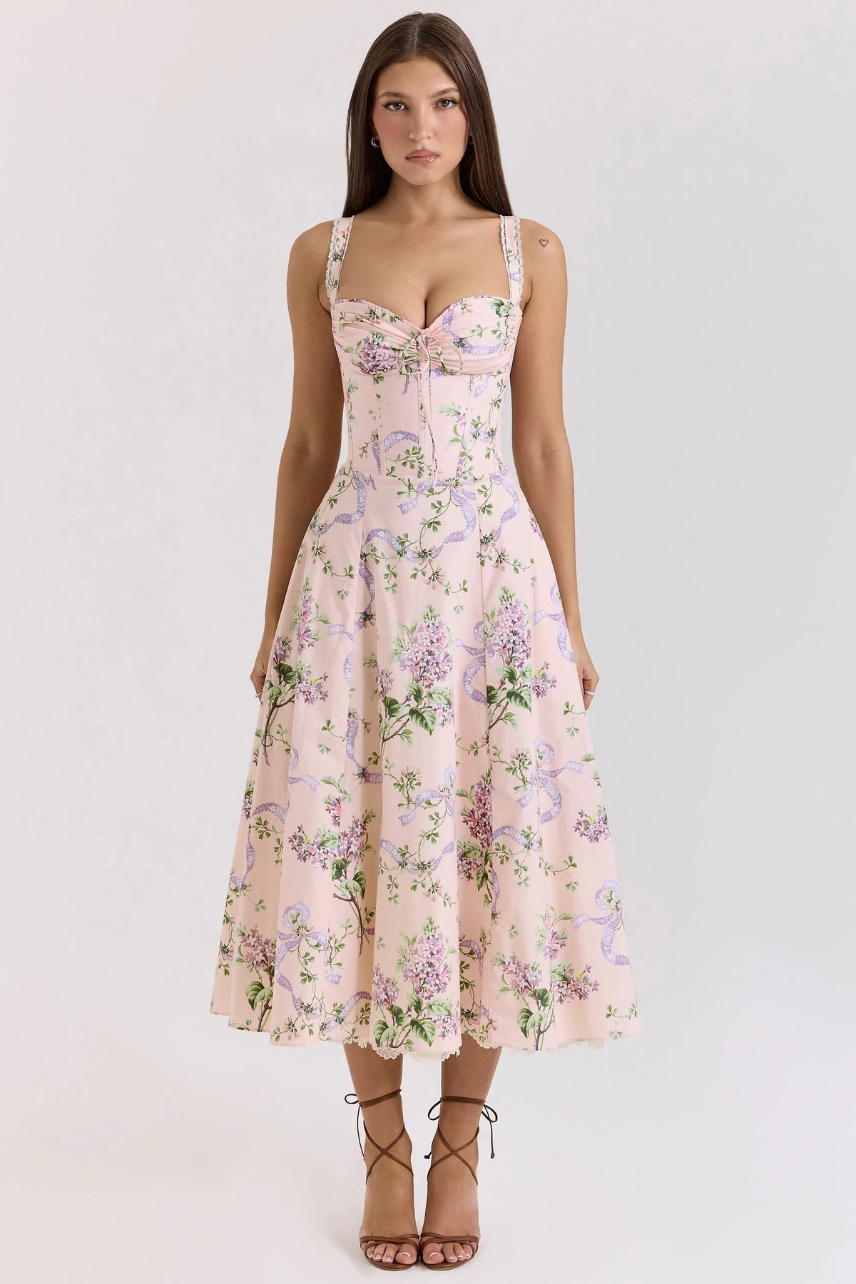 Seraphina Sweetheart Midi Dress