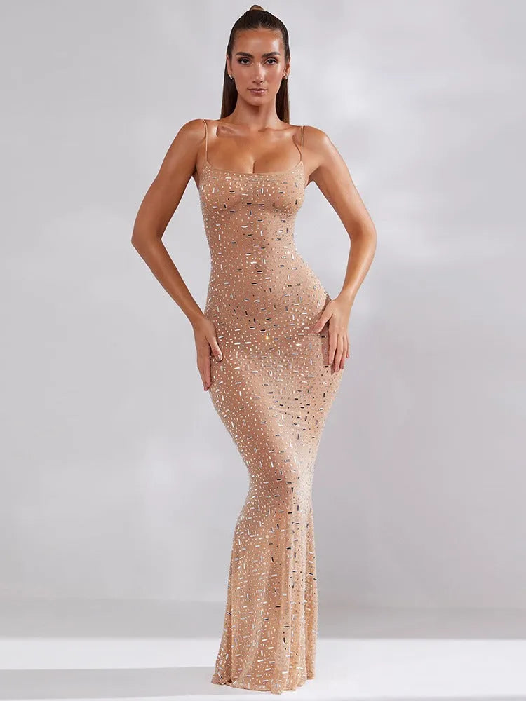 Kaelith - Sheer Evening Dress for Women