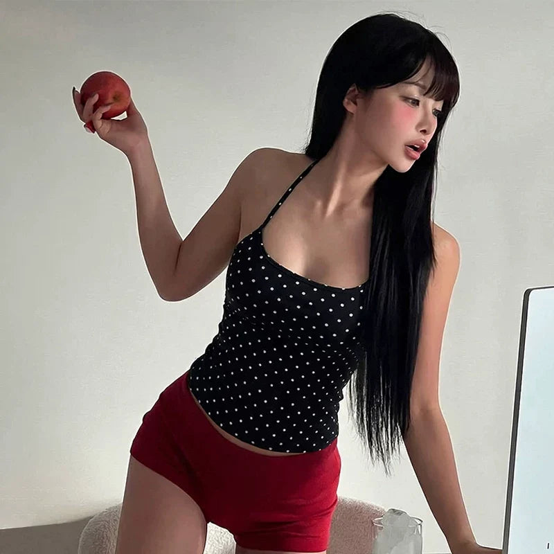 Polka Dot Halter Top