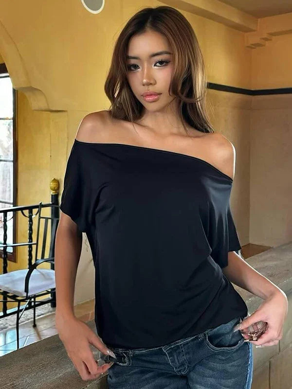 Marcia Backless Off-Shoulder Top