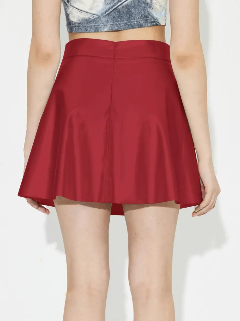 Mini Skirt Ruched Zipper Party Going Out Holiday Cozy