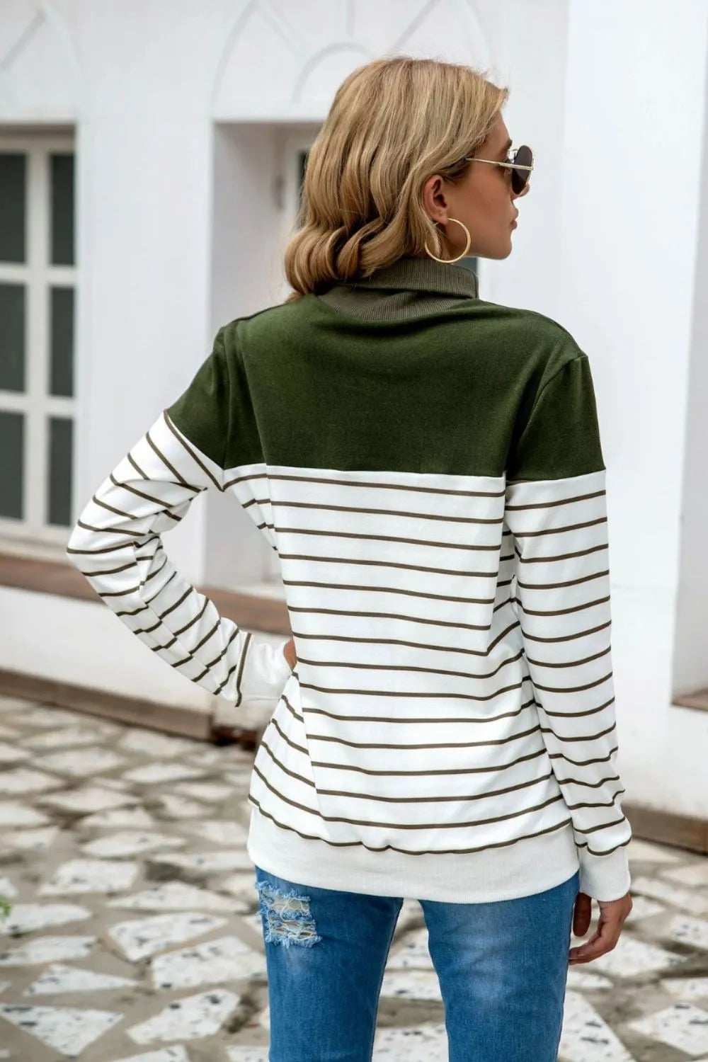 Sweater Striped Confetti Knit Chunky Cozy Winter Fashion