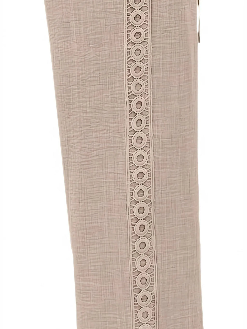 Side-trimmed Slanted Pocket Casual Trousers