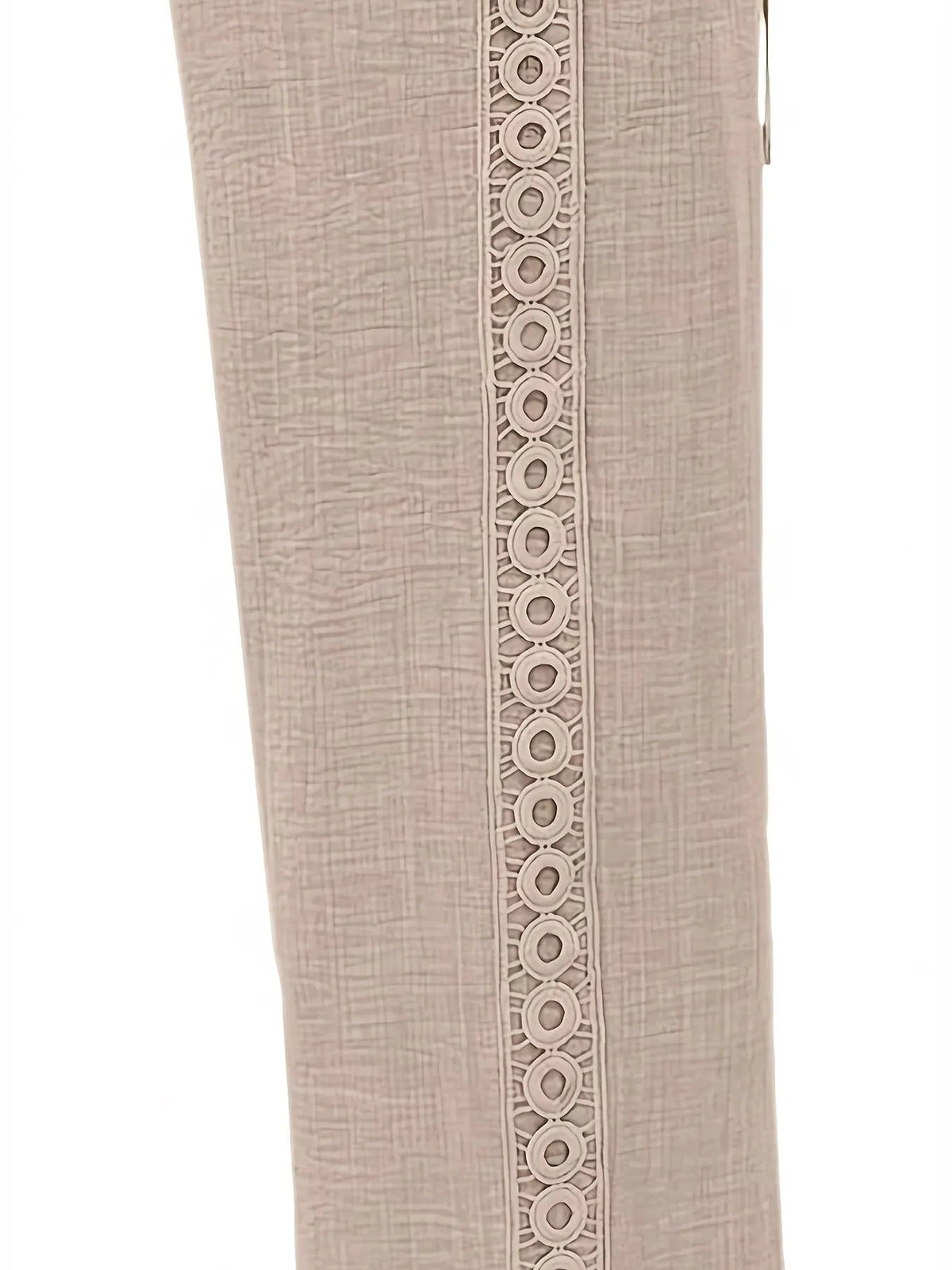Side-trimmed Slanted Pocket Casual Trousers
