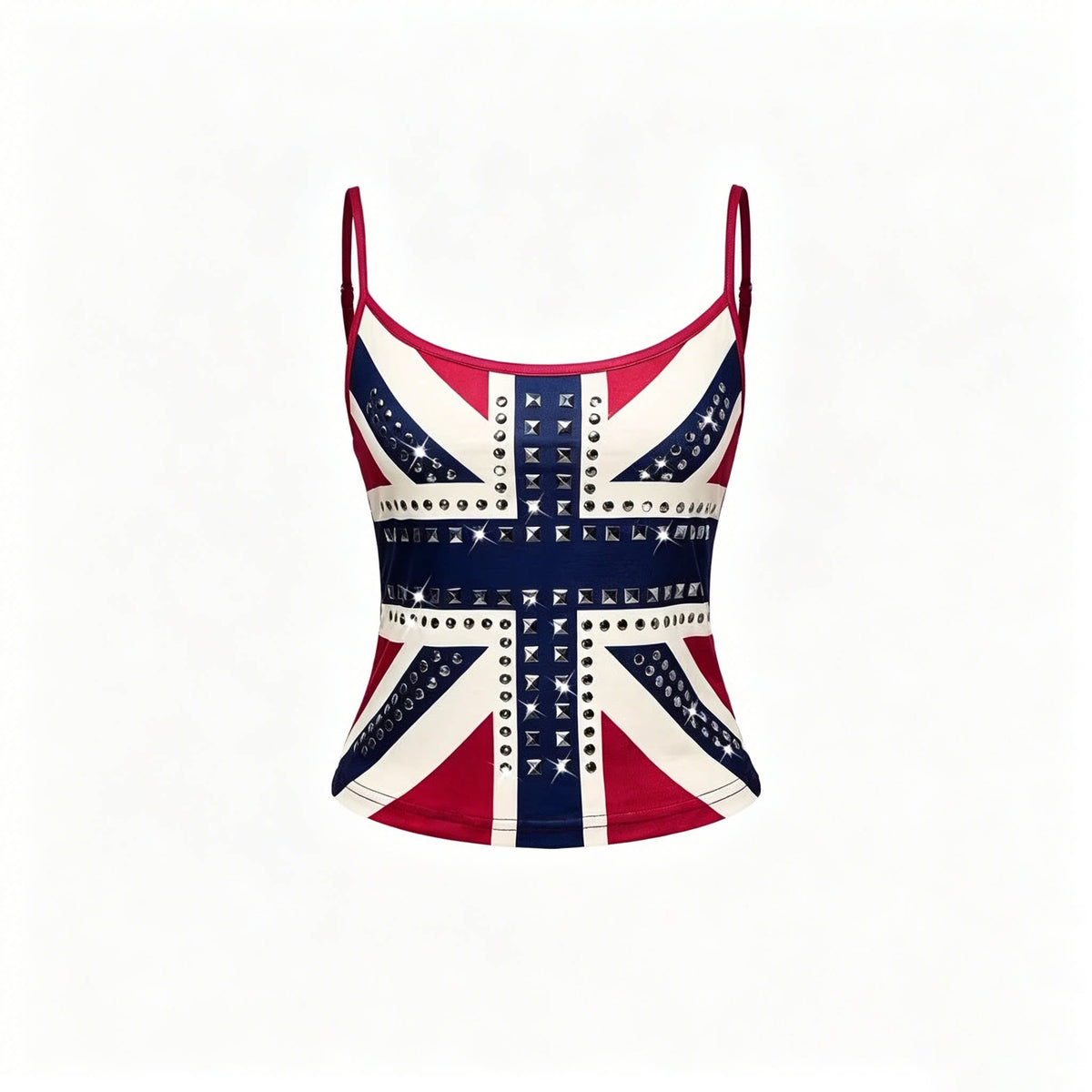 Susan Union Jack Studded Camisole