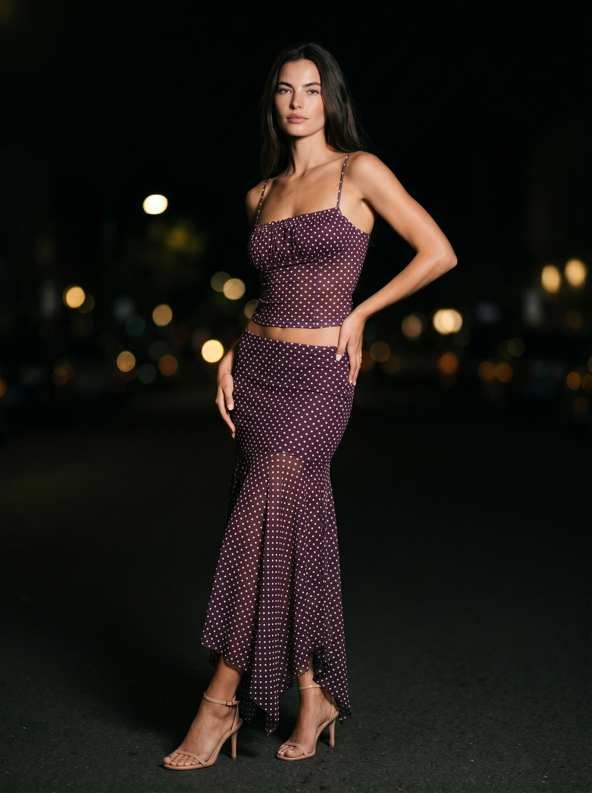 Finley Ruched Midi Set