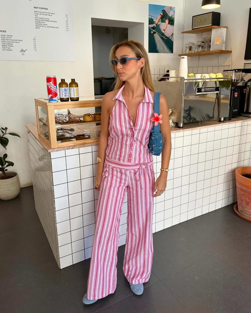 Olivia Striped Set