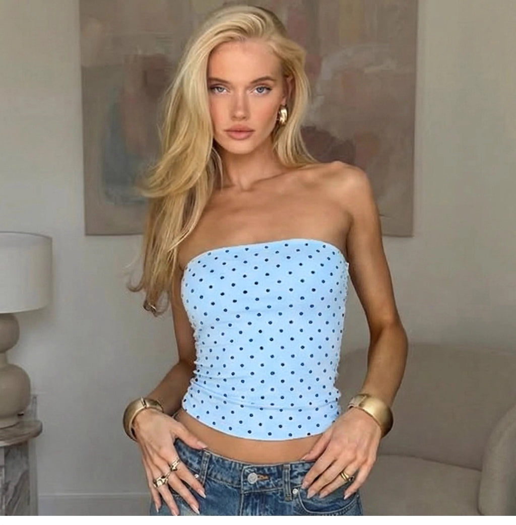 Polka Dot Tube Top