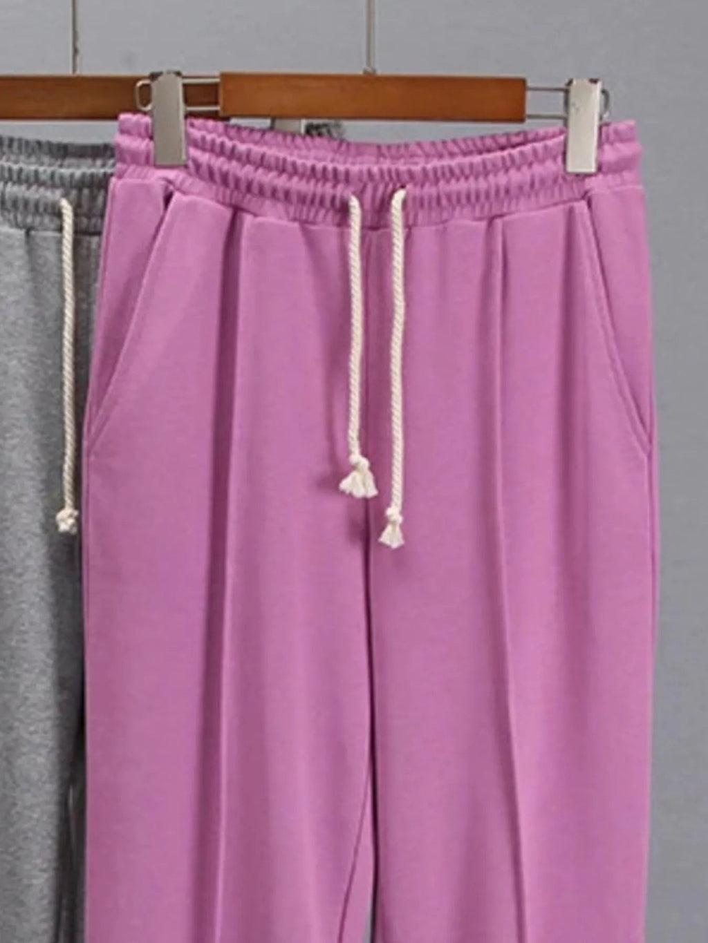 Jogger Pant Drawstring Tapered Leg Casual Chic Holiday