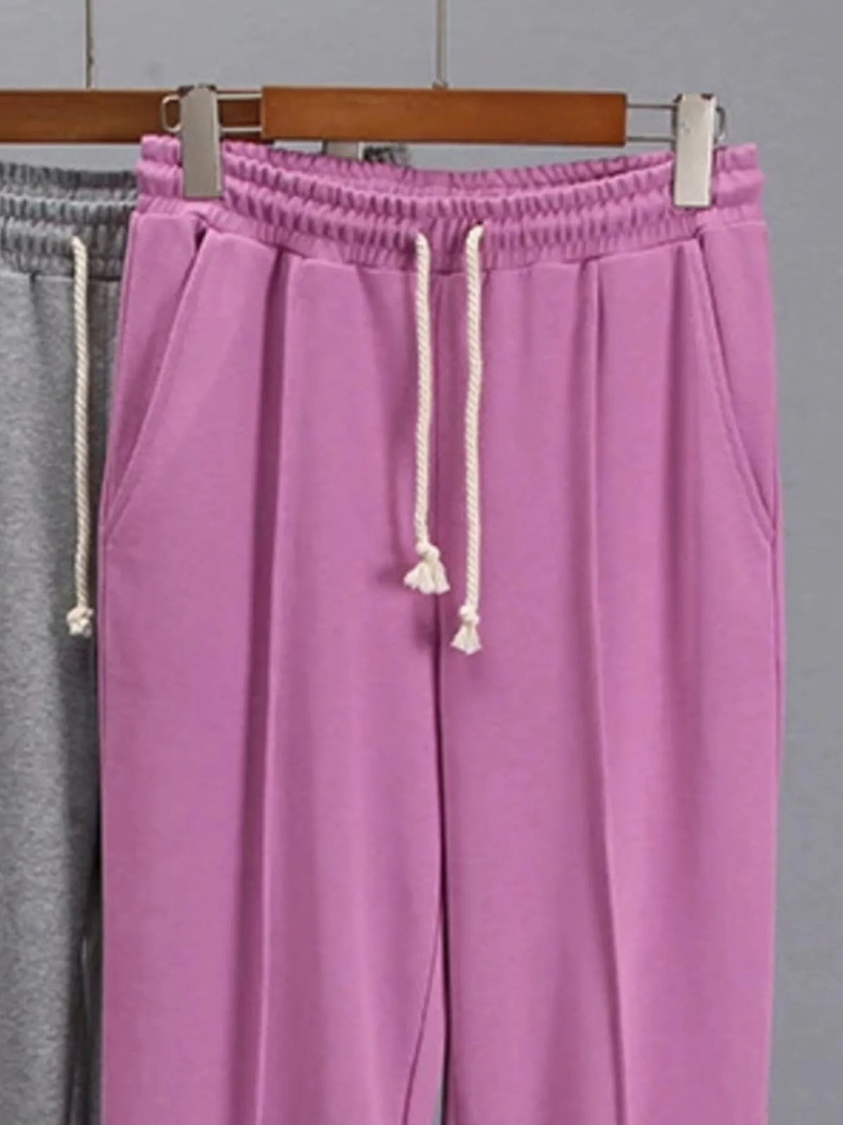 Jogger Pant Drawstring Tapered Leg Casual Chic Holiday
