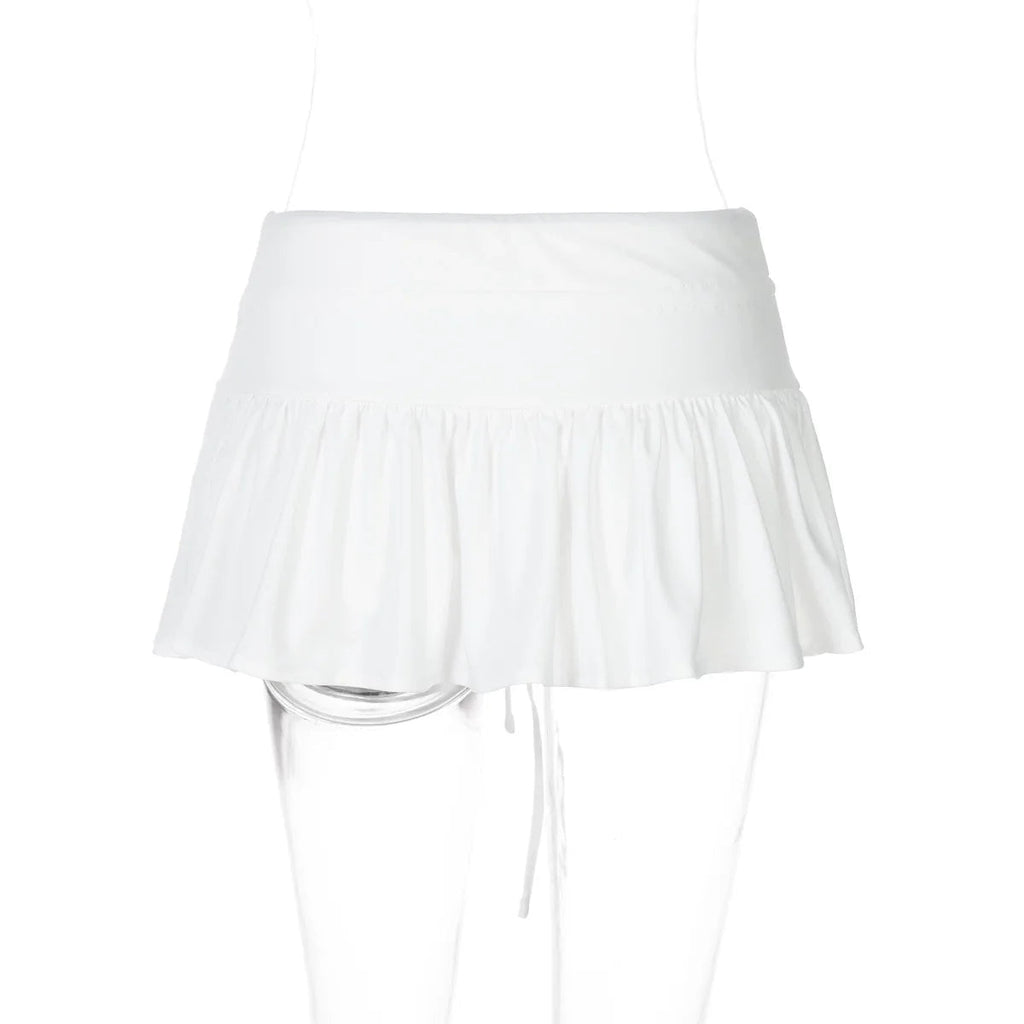Jordynn Lace Trim Mini Skirt Set