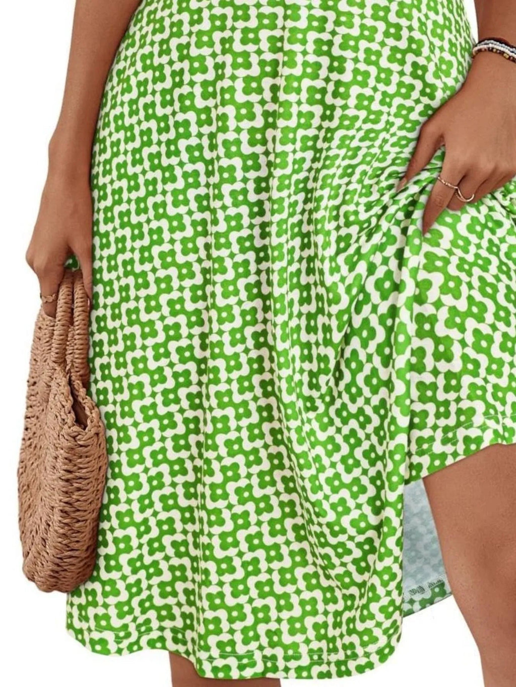 Printed Halter Neck Dress for Women