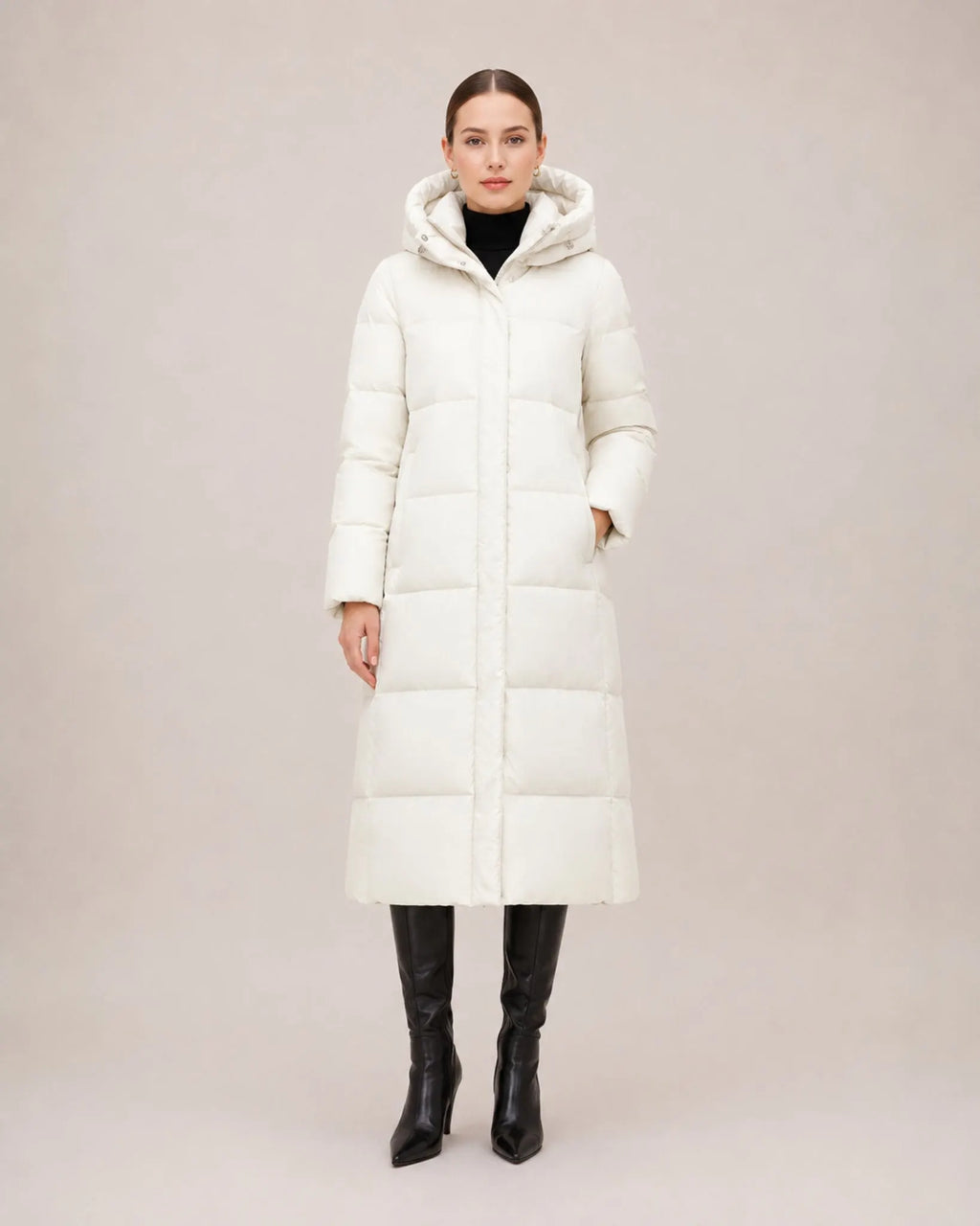 Rosalie Long Hooded Puffer Coat