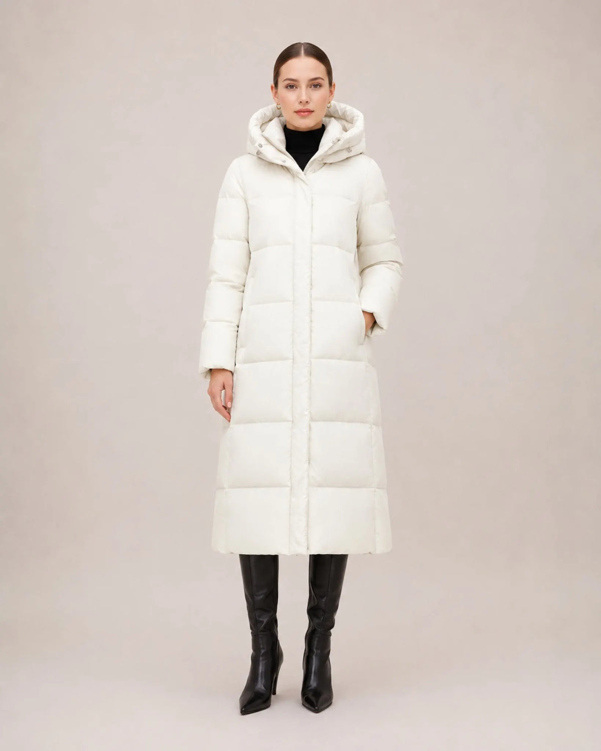 Rosalie Long Hooded Puffer Coat