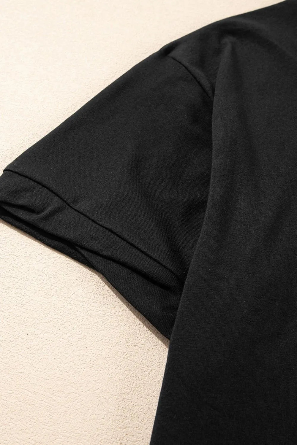 T-Shirt Oversized Top Everyday Casual Hi Low Hem Boho