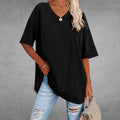 Comfortable Oversized V-Neck T-Shirt for Women